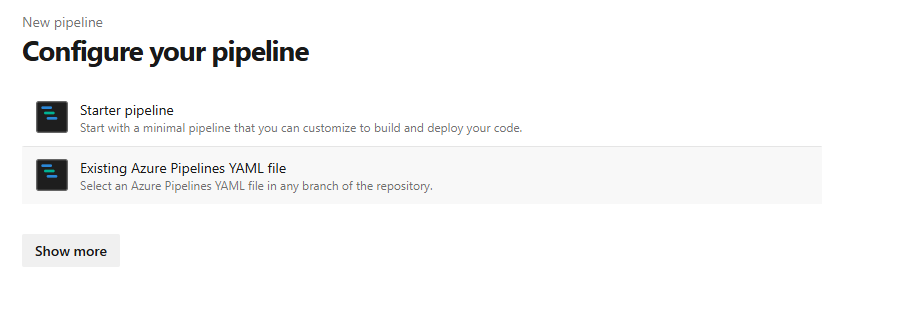 Configure Pipeline